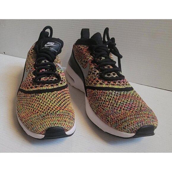 (used once) 🌈 NIKE AIR MAX THEA ULTRA FK FLYKNIT "MULTI COLOR" 881175 Size 9 - Picture 5 of 9